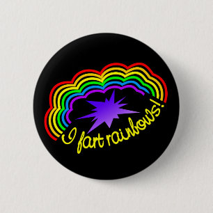 Schaltfläche "Rainbow-Furzen" Button