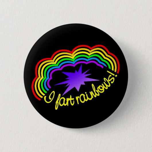 Schaltfläche "Rainbow-Furzen" Button (Vorderseite)