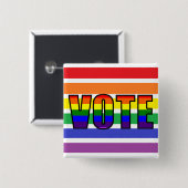 Schaltfläche "Rainbow LGBT" Button (Vorne & Hinten)