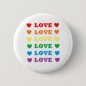 Schaltfläche "Rainbow Liebe" Button (Vorderseite)