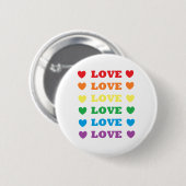 Schaltfläche "Rainbow Liebe" Button (Vorne & Hinten)