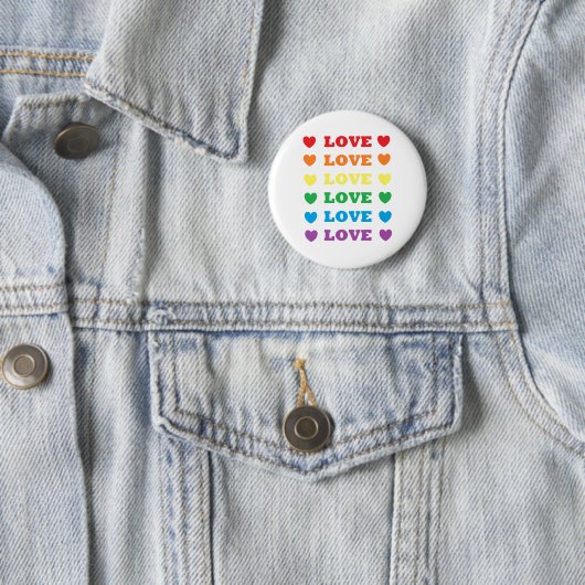 Schaltfläche "Rainbow Liebe" Button (Beispiel)