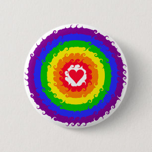 Schaltfläche Rainbow Wheel Button