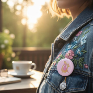 Schaltfläche Rapunzel Button