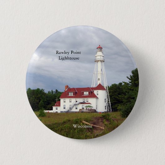 Schaltfläche Rawley Point Lighthouse Button (Vorderseite)