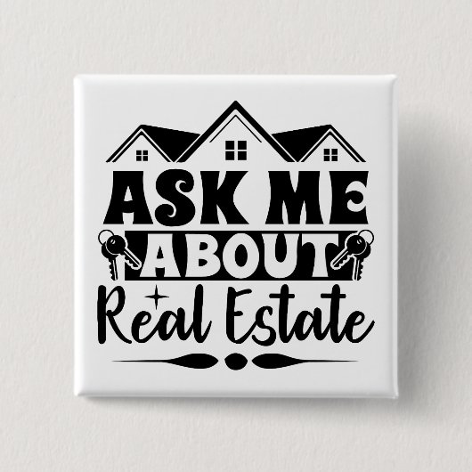 Schaltfläche "Real Anwesen Property Realtor" Button (Vorderseite)