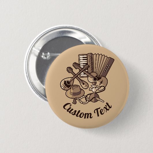 Schaltfläche "Rebetiko Icons" Button (Vorne & Hinten)