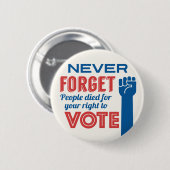 Schaltfläche "Recht zur Abstimmung" Button (Vorne & Hinten)