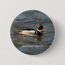 Schaltfläche Red Breaster Merganser Button