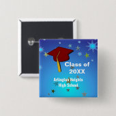 Schaltfläche "Red Cap" und "Stars" für den Abschlu Button (Vorne & Hinten)