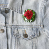 Schaltfläche Red Carnation Blume Button (Beispiel)