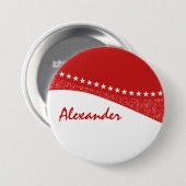 Schaltfläche "Red Dazzling Star Curves" Button (Vorne & Hinten)