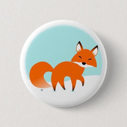 Schaltfläche Red Fox Button (Vorderseite)