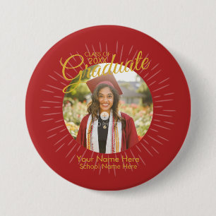 Schaltfläche "Red & Gold Star Graduate" Button