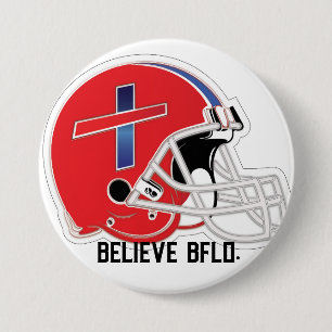 Schaltfläche "Red lid Glaube Bflo" Button