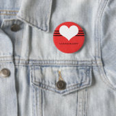 Schaltfläche "Red Modern Heart" Button (Beispiel)