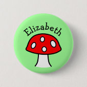 Schaltfläche "Red Mushroom Name" Button (Vorderseite)