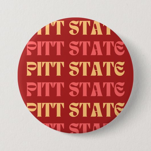 Schaltfläche "Red Pitt Staat Pitt Staat Game Day" Button (Vorderseite)