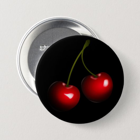 Schaltfläche "Red Sweet Cherry" - Farbe auswählen Button (Vorne & Hinten)
