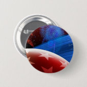 Schaltfläche "Red White Blue Stars" und "Fireworks Button (Vorne & Hinten)