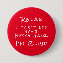 Schaltfläche "Red White Eye Doctor Joke"