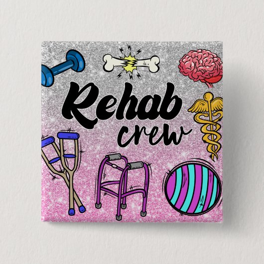 Schaltfläche "Rehab-Crew" Button (Vorderseite)