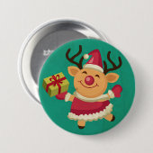 Schaltfläche "Reindeer tanzen" Button (Vorne & Hinten)