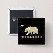 Schaltfläche Republik Kalifornien Button (Vorne & Hinten)
