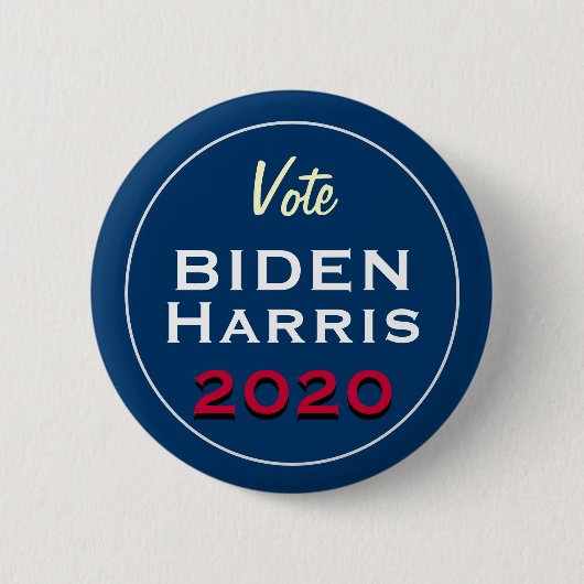 Schaltfläche "Retro Campaign" bei Vote BIDEN HARRI Button (Vorderseite)