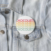 Schaltfläche Retro Chocolate Rainbow Button (Beispiel)