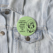 Schaltfläche "Retro Funny Dinner Choice" Button (Beispiel)