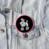 Schaltfläche "Retro Poodle" Button (Beispiel)