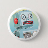 Schaltfläche "Retro-Roboter" Button (Vorderseite)