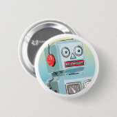 Schaltfläche "Retro-Roboter" Button (Vorne & Hinten)