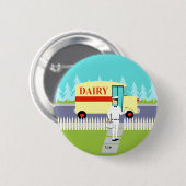 Schaltfläche "Retro Small Town Milkman" Button (Vorne & Hinten)