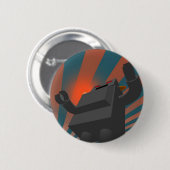 Schaltfläche "Retro Style Robot 4" Button (Vorne & Hinten)