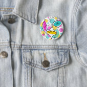 Schaltfläche Retro Tree Baubles Button (Beispiel)