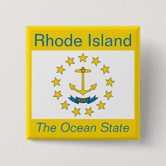 Schaltfläche "Rhode Island" Button (Vorderseite)