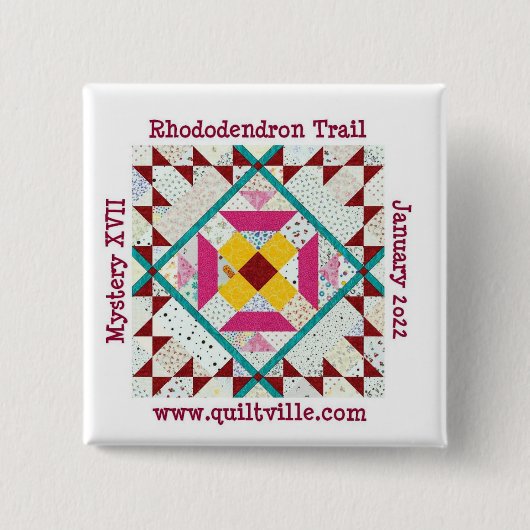 Schaltfläche Rhododendron Trail Button (Vorderseite)