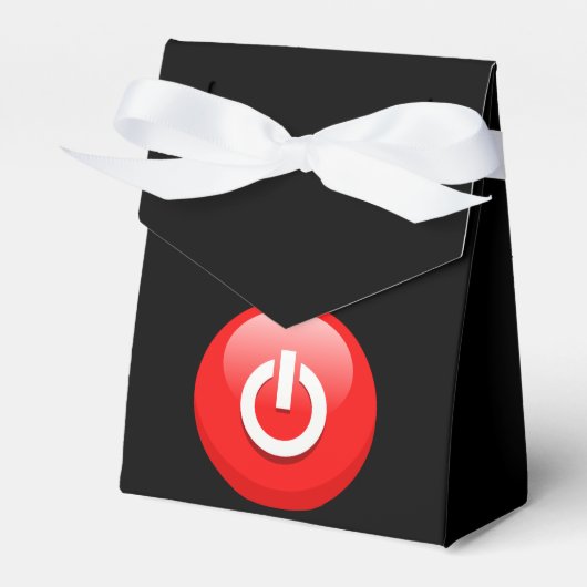 Schaltfläche "Riesenroter Power" Geschenkschachtel (Vorderseite)