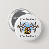 Schaltfläche: Rings and Doves Button (Vorne & Hinten)