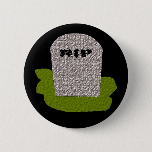 Schaltfläche RIP Grabstein Button (Vorderseite)