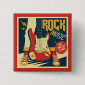 Schaltfläche "Rock" Button (Vorderseite)
