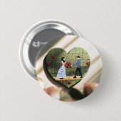Schaltfläche "Romantisches Herzpuzzle" Button (Vorne & Hinten)