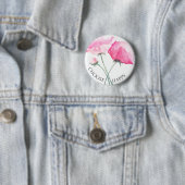 Schaltfläche Rosa Blume Button (Beispiel)