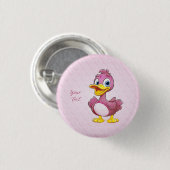 Schaltfläche "Rosa Ente" Button (Vorne & Hinten)