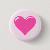 Schaltfläche "Rosa Herz" Button (Vorderseite)