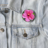 Schaltfläche "Rosa Hibiskus" Button (Beispiel)