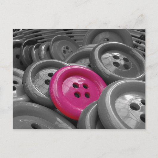 Schaltfläche Rosa Postkarte (Vorderseite)