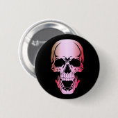 Schaltfläche "Rosa Skull" Button (Vorne & Hinten)
